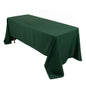 Premium Polyester 60"x126" Rectangle Tablecloth Hunter Emerald Green - Stain-Resistant 220GSM Finish Table Cover Pro Linens