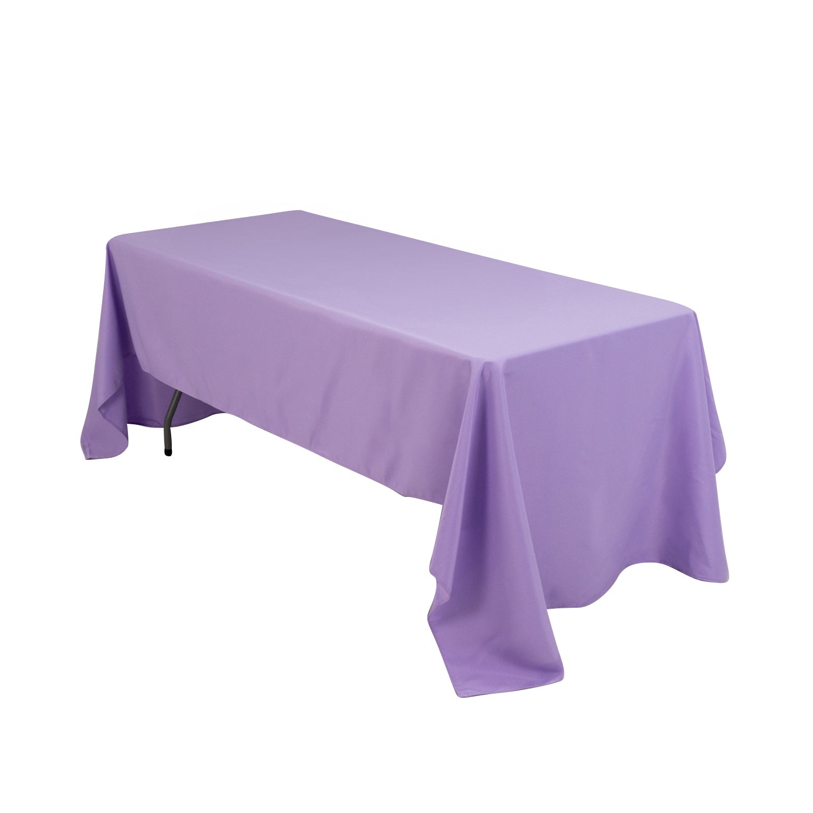 Premium Polyester 60"x126" Rectangle Tablecloth Lavender Lilac - Stain - Resistant 220GSM Finish Table Cover - Pro Linens