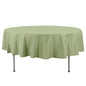 Premium Polyester 90" Round Tablecloth Dusty Sage Green - Stain and Wrinkle-Resistant Design with 220GSM Thickness Table Cover Pro Linens