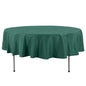 Premium Polyester 90" Round Tablecloth Hunter Emerald Green - Stain and Wrinkle-Resistant Design with 220GSM Thickness Table Cover Pro Linens