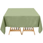 Premium Polyester Square Tablecloth 70"x70" Dusty Sage Green - 220GSM Wrinkle-Resistant Table Cover Pro Linens