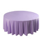 Premium Scuba Round 108" Tablecloth Lavender Lilac - Wrinkle Free & Stain Resistant Table Cover Pro Linens