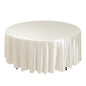 Premium Scuba Round 108" Tablecloth Shimmering Pearl - Wrinkle Free & Stain Resistant Table Cover Pro Linens