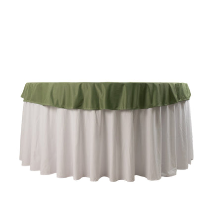 Premium Scuba Round 70" Tablecloth Dusty Sage Green - Wrinkle Free & Stain Resistant Table Cover Pro Linens