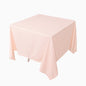 Premium Scuba Square 70"x70" Tablecloth Blush - Wrinkle Free & Stain Resistant Table Cover Pro Linens