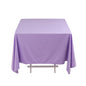 Premium Scuba Square 70"x70" Tablecloth Lavender - Wrinkle Free & Stain Resistant Table Cover Pro Linens