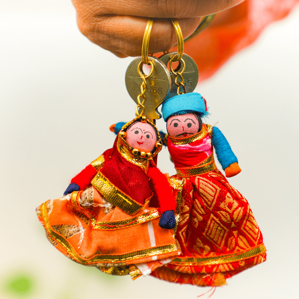 Puppet Keychain Rajasthani Hangings PRO Indian