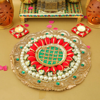 Rangoli Mat with Tealight Holders PRO Indian