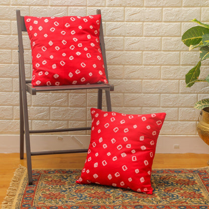 Red Printed Cushion Cover Cushion Covers PRO Indian