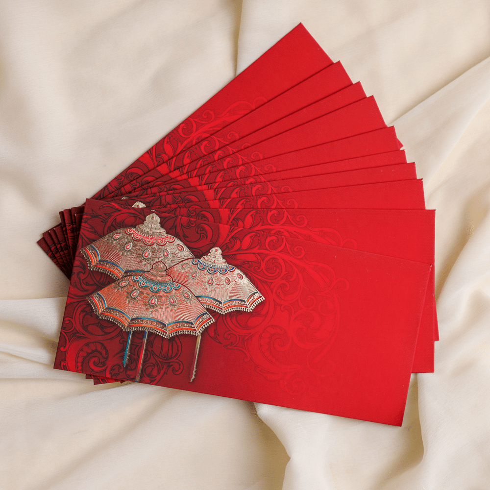 Red Umbrella Envelopes Envelopes PRO Indian