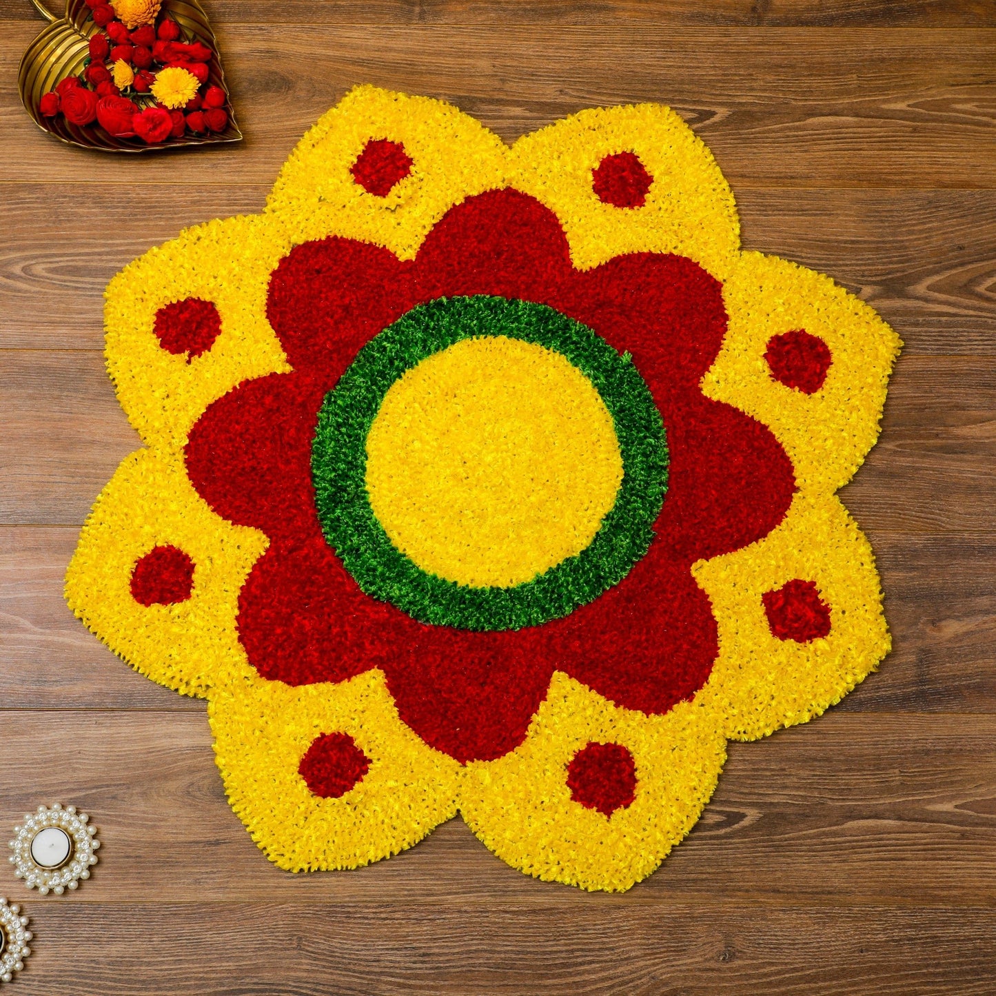 Resham Rangoli Mat Fabric PRO Indian