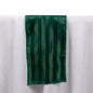 Satin 12"x108" Table Runner Hunter Emerald Green - Stripe Table Decor Pro Linens