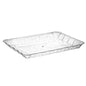 Scalloped Silver Glitter Rectangular Serving Tray - 4 Count Serving Tray Pro Linens