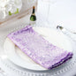 Sequin 20"x20" Napkin Lavender Lilac - Shimmering Dinner Napkin Pro Linens