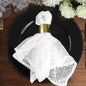 Sequin 20"x20" Napkin White - Shimmering Decorative Dinner Napkin for Weddings & Events Pro Linens