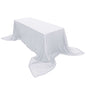 Sequin 90"x156" Rectangle Tablecloth White - Seamless Twinkling Design for Chic Celebrations - Pro Linens