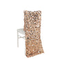 Sequin Chair Slipcover Big Payette Design for Chiavari Chairs Rose Gold - Glittering Chair Back Cover Pro Linens