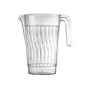 Silver Glitter Plastic Pitcher with Handle 48 oz. - 2 Pack - Pro Linens