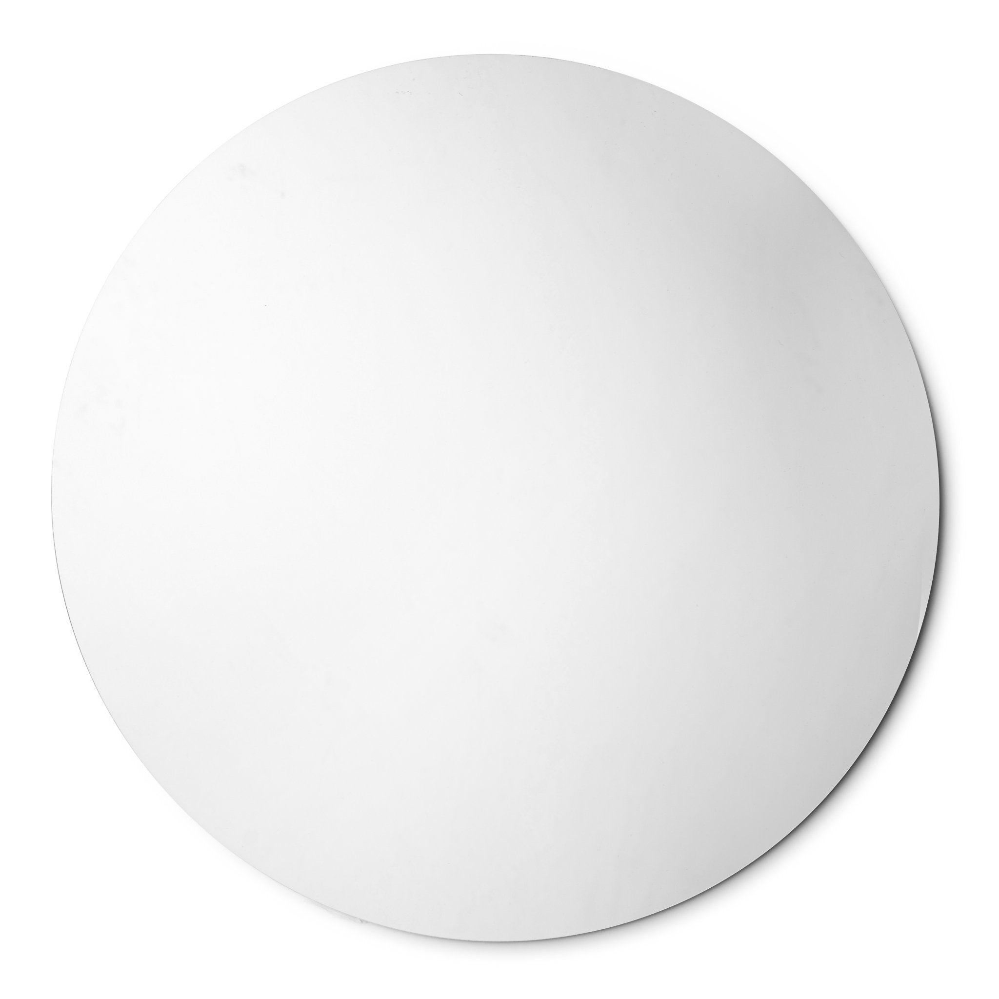 Silver Mirrored 13″ Round Plastic Charger Plate - 1 Count - Pro Linens