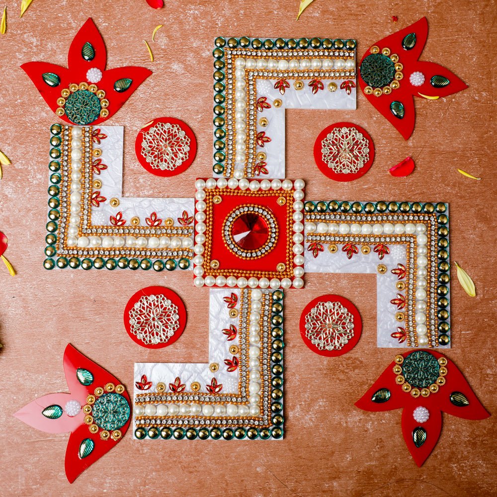 Swastik Rangoli Acrylic PRO Indian