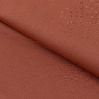 Terracotta (Rust) Spandex 4-Way Stretch Fabric Roll, DIY Craft Fabric Bolt- 60"x10 Yards Pro Linens