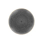 Transparent Black and Gold Round Hammered Plastic Plates - Organic Hammered Plate Pro Linens