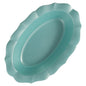 Turquoise Round Plastic Plates - Scalloped Plate Pro Linens