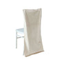 Velvet Chair Back Slipcover for Chiavari Chairs Champagne - Soft and Smooth Solid Chair Back Cover Cap Pro Linens