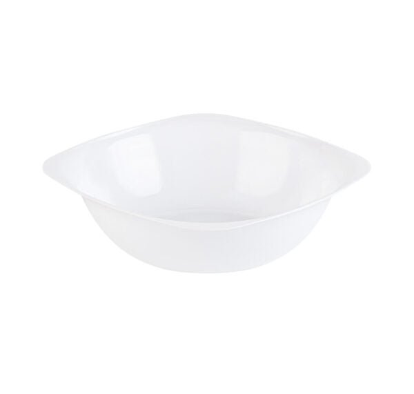 White 6 oz. Plastic Dessert Bowls 20 Pack - Organic Soup & Dessert Bowls Pro Linens