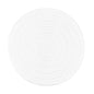 White and Gold Organic Plastic Salad Bowl - 2 Pack Serving Bowl Pro Linens