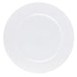 White Chargers 13″ Round Plastic Charger Plate - 4 Pack - Pro Linens