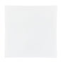 White Flat 13″ Square Plastic Charger Plate - 4 Count - Pro Linens