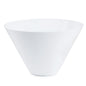 White Plastic Cone Shaped Salad Bowl - 5 Pack Serving Bowl Pro Linens