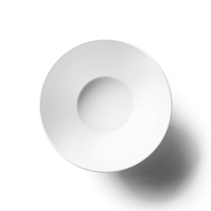 White Round Plastic Plates - Organic - Pro Linens