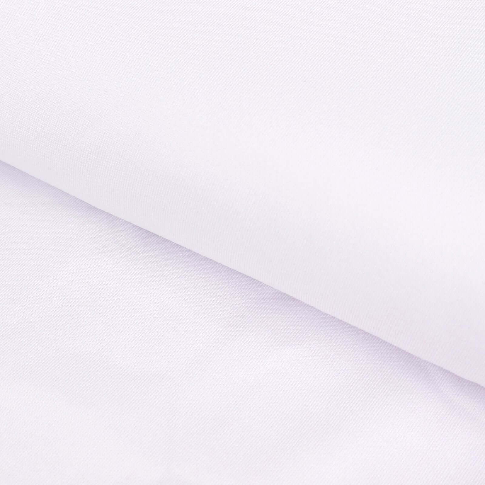 White Spandex 4-Way Stretch Fabric Roll, DIY Craft Fabric Bolt- 60"x10 Yards Pro Linens