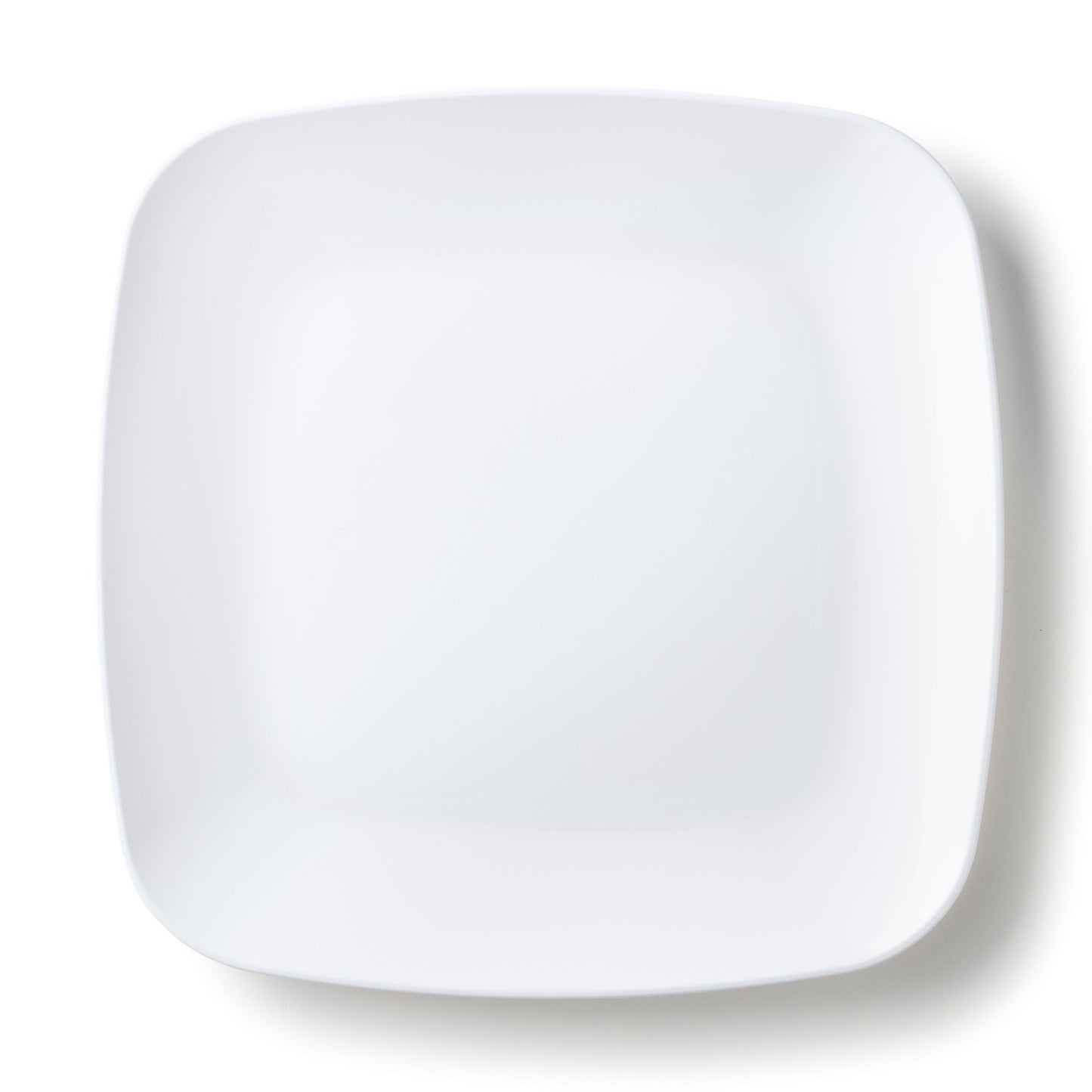 White Square Plastic Plates 10 Pack - Classic - Pro Linens