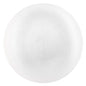 White Transparent Hammered 13″ Round Plastic Charger Plate - 4 Pack - Pro Linens