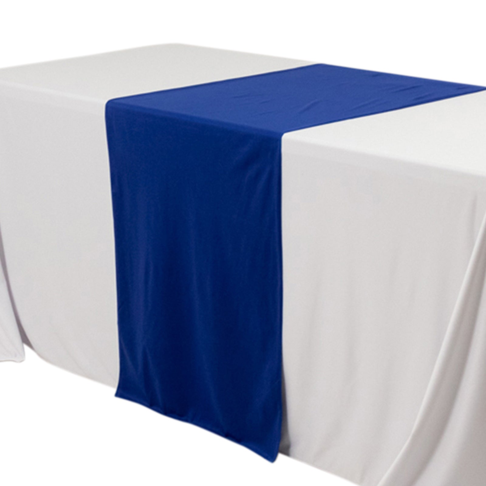 Wide Polyester 24"x72" Table Runner Royal Blue - Durable Trade Show Table Linen - Pro Linens