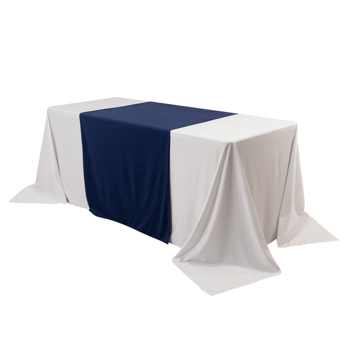 Wide Premium Polyester 36"x72" Table Runner Navy Blue - Sublimation Printable Banner - Pro Linens