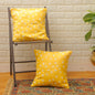 Yellow Printed Cushion Cover Cushion Covers PRO Indian